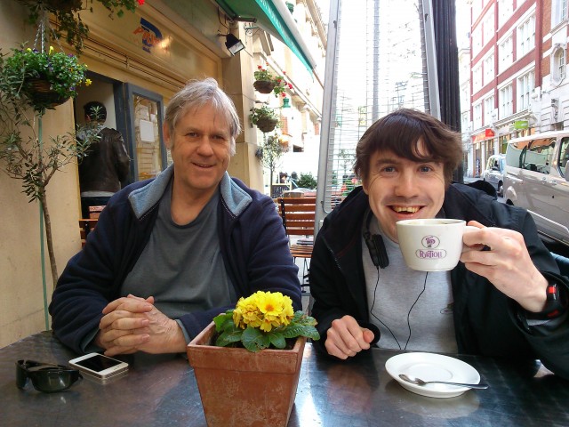 London Covent Garden Bruce and David