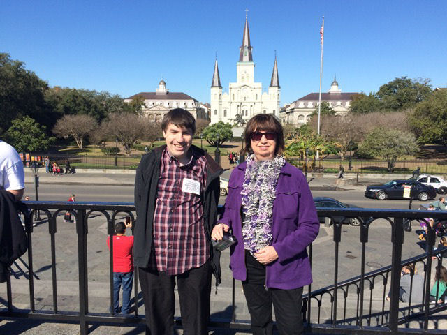 Mardi Gras Jackson Square David and Maggie