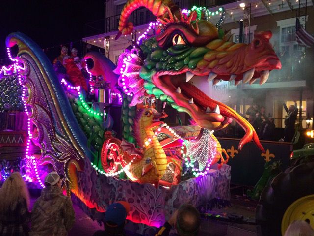 Mardi Gras Orpheus float