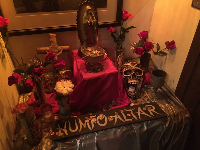 Mardi Gras Voodoo Museum Virgin Mary altar