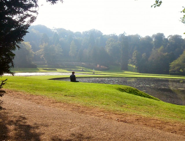 Studley Royal moon pond2