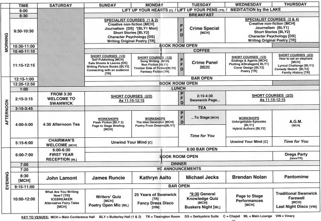 Swanwick2016timetable